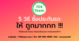 ประกันรถยนต์ซื้อยังไงให้ถูกๆ