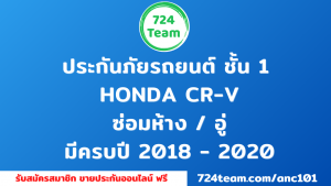 ประกันภัยรถยนต์ ชั้น1 HONDA CR-V